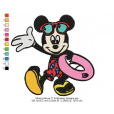 Mickey Mouse 71 Embroidery Designs